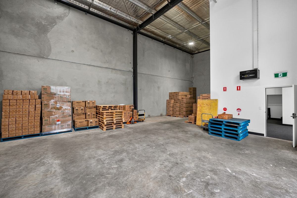 High-ceiling warehouse interior