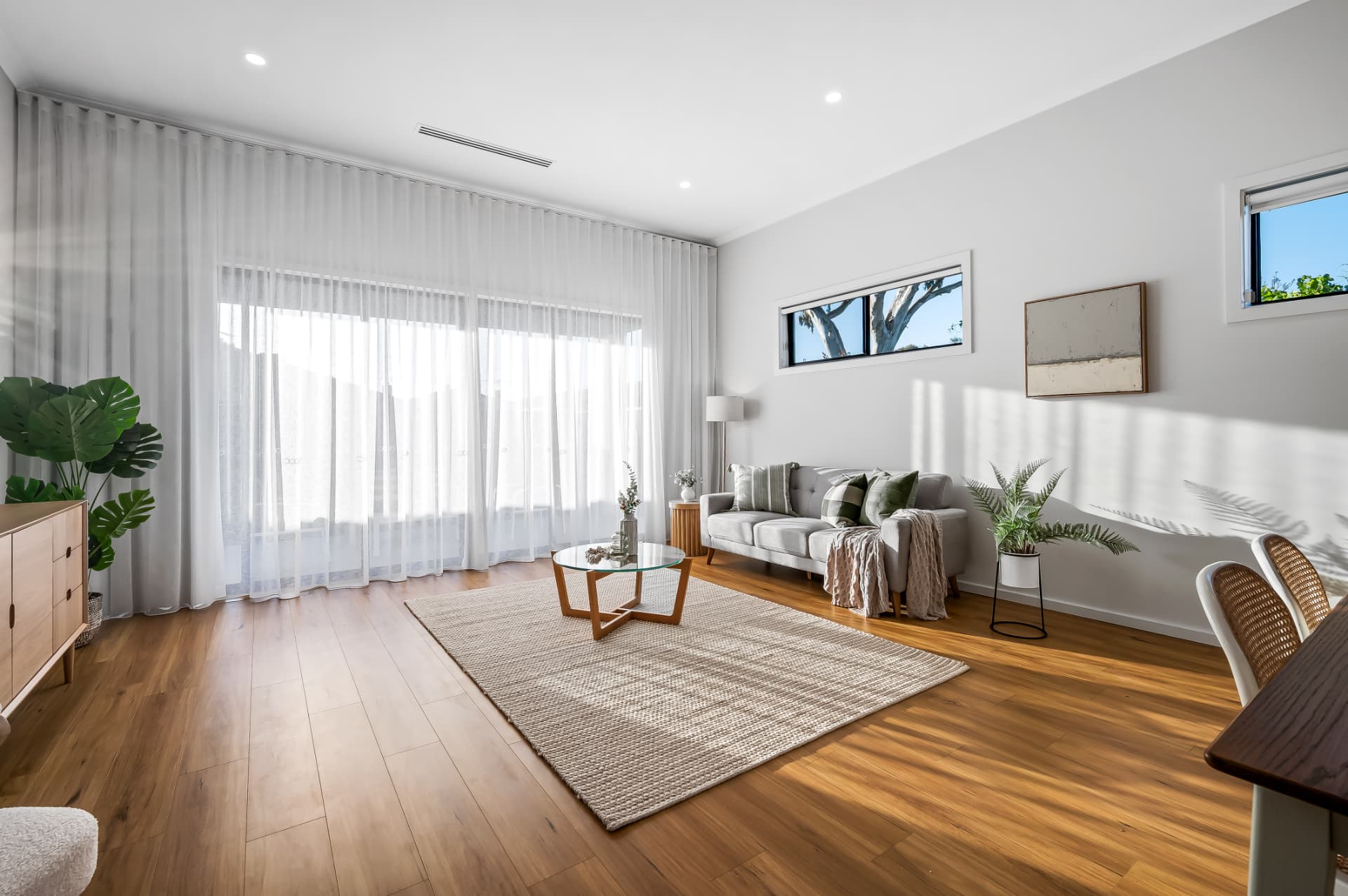 Lounge presentation from a residential property campaign