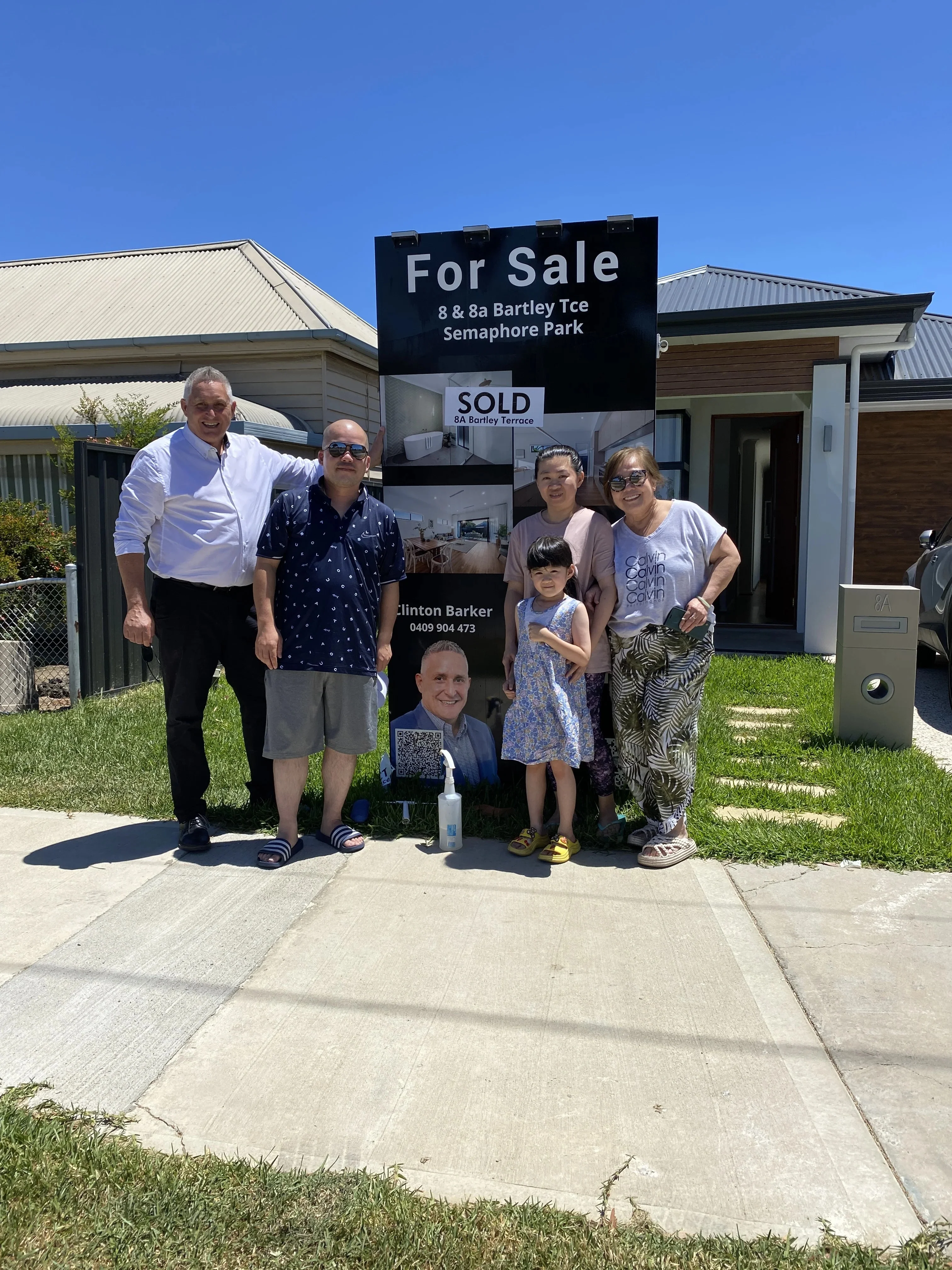 Family who bought a house for sale in Craigmore with Clinton Barker