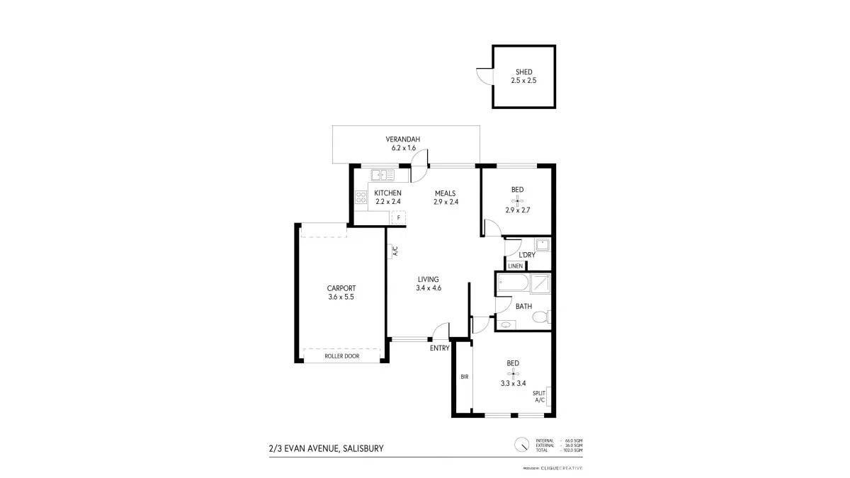 2/3 Evan Avenue